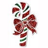 Prismatic Candy Cane Cutout