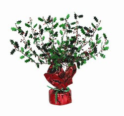 Holly Berry Gleam N Burst Centerpiece