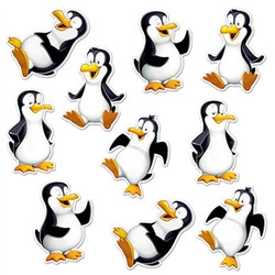 Mini Penguin Cutouts (10 pcs/pkg)