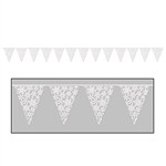 Snowflake Pennant Banner