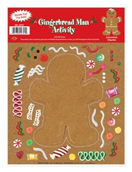 Gingerbread Man Sticker Activity
