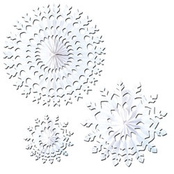 Tissue Snowflakes (Select Size)