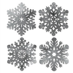 Silver Snowflake, 15 inch (Sold Individually)