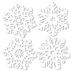 Die-Cut Snowflakes (4/Pkg)