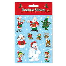 Christmas Stickers (4 Sheets Per Package)