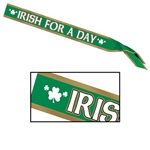 Irish For A Day Sash