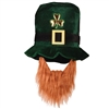 Plush Leprechaun Hat w/Beard