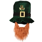 Plush Leprechaun Hat w/Beard