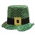 Plush Gold Shamrock Hat