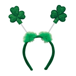 Glittered Shamrock Boppers