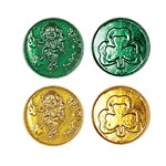 Lucky Leprechaun Plastic Coins