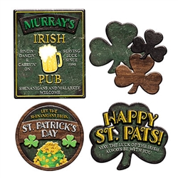St Patrick's Day Sign Cutouts
