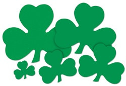 Green Shamrock Cutout (5 inch)