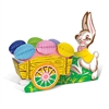 Add this adorable Vintage Easter Bunny with Cart to your Easter decorations and you'll be adding a classic touch everyone is sure to love.  Originally designed in 1957, this reproduction is printed two sides on high quality card stock..