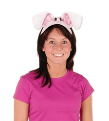 Plush Bunny Ears Headband