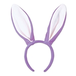Purple Soft-Touch Bunny Ears