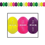 Religious Easter Egg Tissue Garland, 12 ft