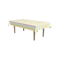 Plaid Paper Tablecover