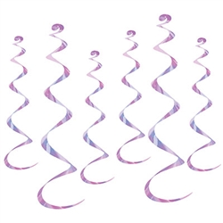 Twirly Whirly - Opalescent (6/pkg)