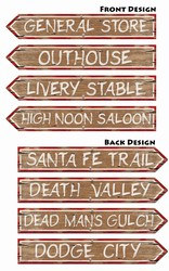 Western Sign Cutouts