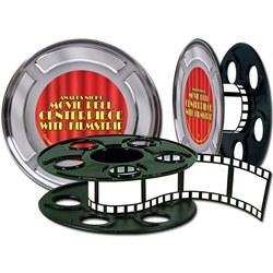 Movie Reel with Filmstrip Centerpiece