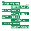 NYC Street Sign Cutouts (4/pkg)