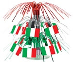 Mini Italian Flag Cascade Centerpiece