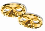 Gold Metallic Half Mask (Sold Individually)