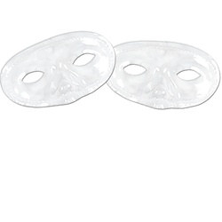 White Half Mask (1/pkg)