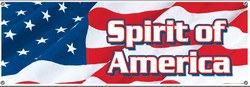 Spirit Of America Sign Banner