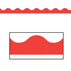 Red Solid Color Border Trim (12 pcs/pkg) Total 37 feet