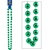 Green Jumbo Party Beads (1/pkg)
