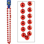 Red Jumbo Party Beads (1/pkg)