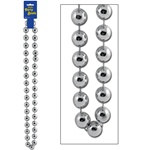 Silver Jumbo Party Beads (1/pkg)