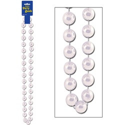 Pearl White Jumbo Party Beads (1/pkg)