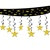 Gold Stars Ceiling Decoration