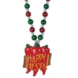 Beads with Happy Fiesta Medallion (1/pkg)