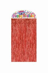 Birthday Cake Character Curtain™, 4½ftx3ft  (1/Pkg)