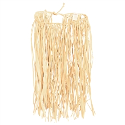 Child Value Raffia Natural Hula Skirt