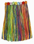 Adult Artificial Grass Hula Skirt (Multicolor)
