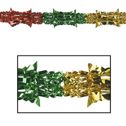 Multi-Color Metallic Garland, 8 in
