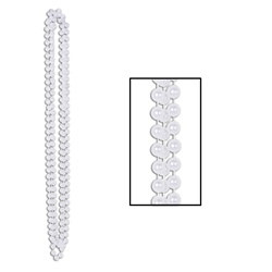 White Party Beads (3/pkg)