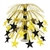 Black and Gold Star Cascade Centerpiece