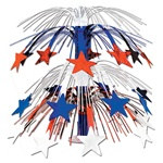Red, White, and Blue Star Cascade Centerpiece