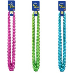 Retro Party Beads - Select Color (12/pkg)