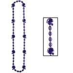 Purple Football Helmet Beads (1/pkg)