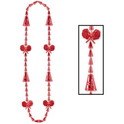 Red Cheerleading Beads (1/pkg)