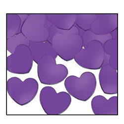 Purple Fanci-Fetti Hearts (1oz/pkg)