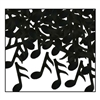 Black Music Notes confetti