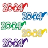 "2024" Glittered Foil Eyeglasses
